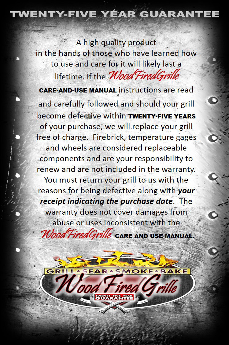 Twenty-five year guarantee